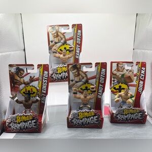 Lot of 4 Rumblers Rampage Figures New in Packages